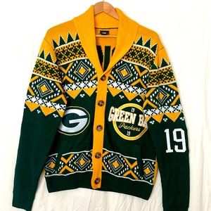 NFL Green Bay Packers Mens Cardigan